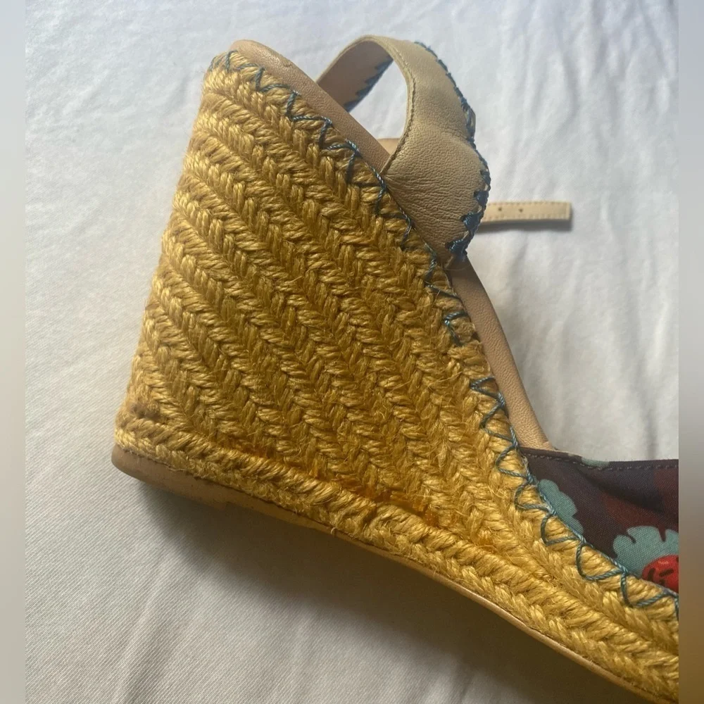 Kate spade floral wedges